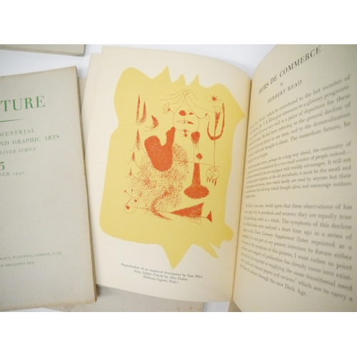 5028 - 'Signature: A Quadrimestrial of Typography and Graphic Arts', edited Oliver Simon, London, Curwen Pr... 