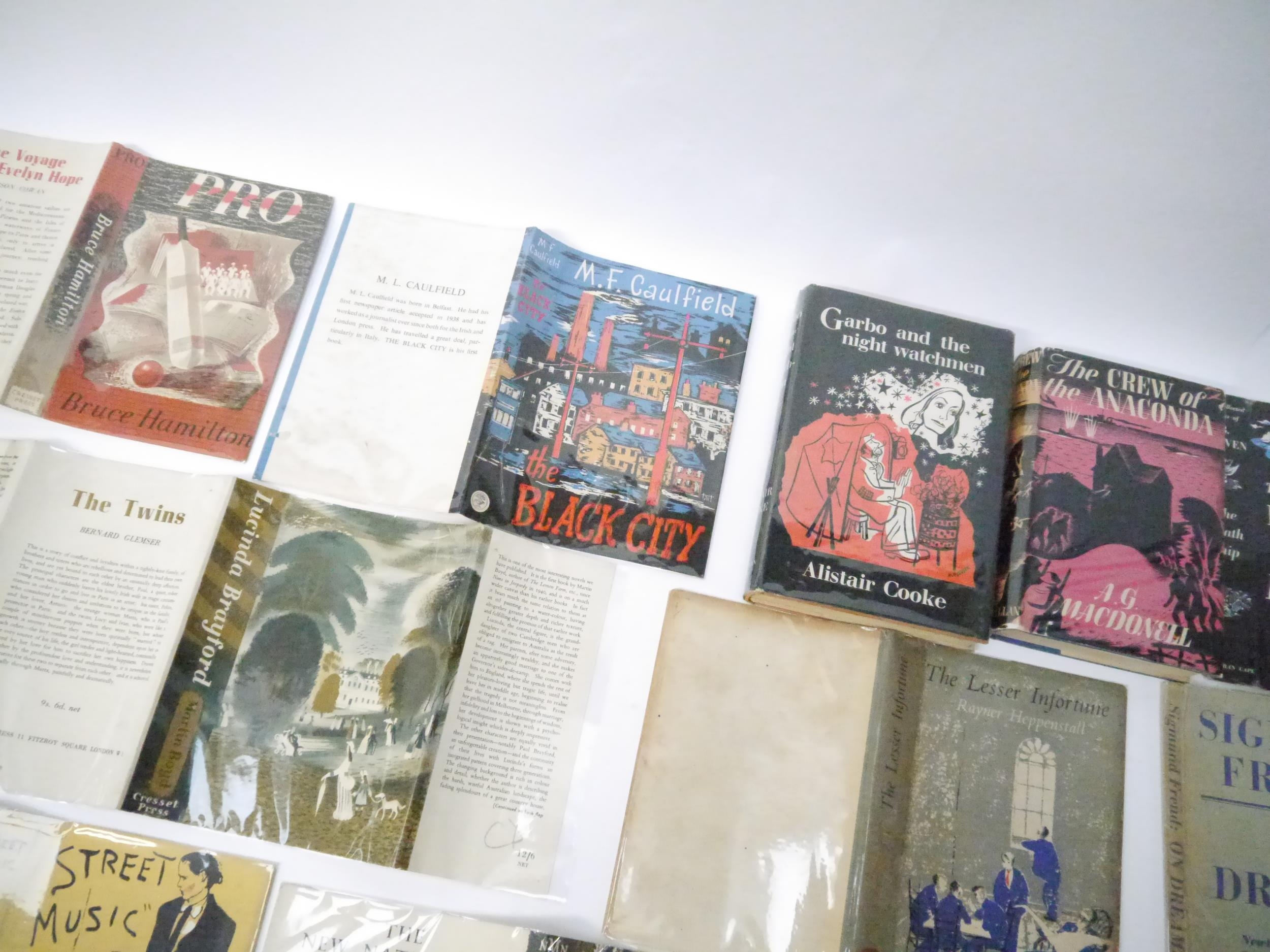 A packet containing 14 dust wrappers circa 1940's/50's, including ...