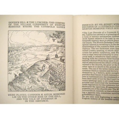 5009 - (Essex House Press.) C.R. Ashbee: 'The Last Records of a Cotswold Community: being the Weston Subedg... 