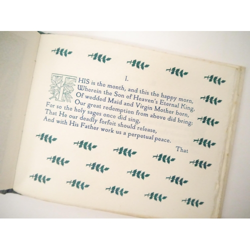 5011 - (Old Bourne Press.) James J. Guthrie; John Milton: 'Hymn on the Morning of Christ's Nativity.', Lond... 