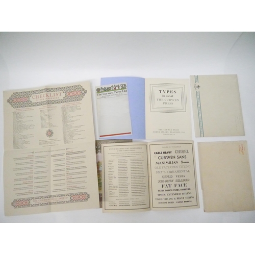 5025 - Curwen Press. A collection of five items, comprising 'Royal Hotel Scarborough: The Story of a Family... 