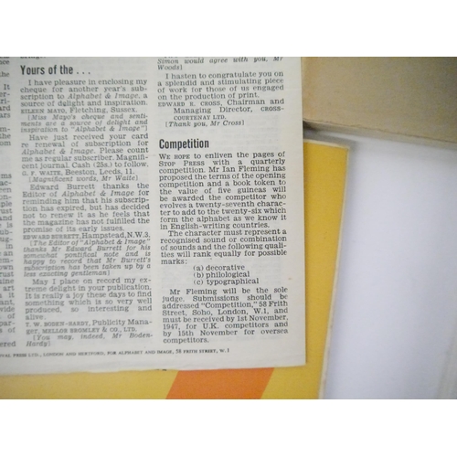 5029 - 'Alphabet & Image: A Quarterly Magazine of Typography and Graphic Arts. Edited by Robert Harling.', ... 