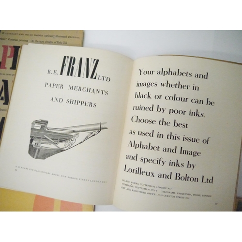 5029 - 'Alphabet & Image: A Quarterly Magazine of Typography and Graphic Arts. Edited by Robert Harling.', ... 