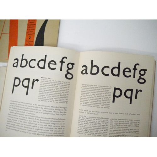 5029 - 'Alphabet & Image: A Quarterly Magazine of Typography and Graphic Arts. Edited by Robert Harling.', ... 