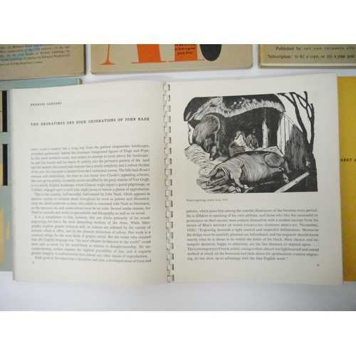 5029 - 'Alphabet & Image: A Quarterly Magazine of Typography and Graphic Arts. Edited by Robert Harling.', ... 