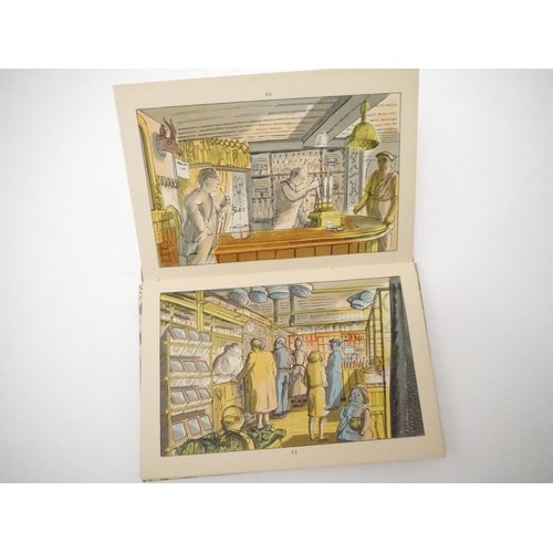5033 - Edward Bawden (ill.); Noel Carrington: 'Life in an English Village, sixteen lithographs by Edward  B... 