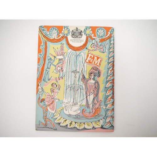 5034 - Edward Bawden. 'Fortnum and Mason Christmas Pantomime. 1959.', London, Fortnum & Mason, 1959, 48pp i... 