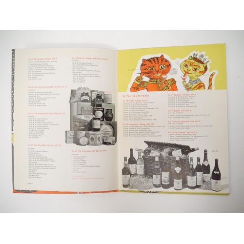 5035 - Edward Bawden. 'Fortnum's Christmas Catalogue, 1958', London, Fortnum & Mason, 1958, 44pp illustrate... 