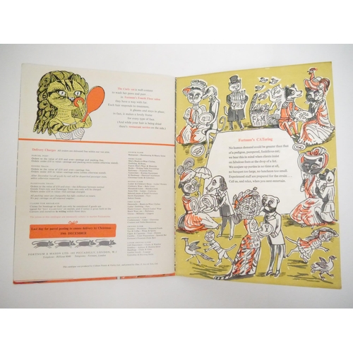 5035 - Edward Bawden. 'Fortnum's Christmas Catalogue, 1958', London, Fortnum & Mason, 1958, 44pp illustrate... 