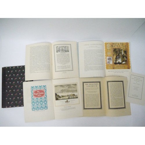 5027 - Curwen Press. 'The Curwen Press News-Letter', 4 issues, June 1934-June 1936, comprising issues no. 7... 