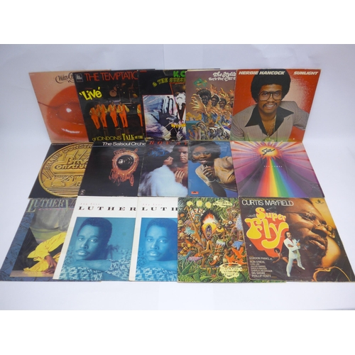 8198 - Funk / Soul / Disco - A collection of fifteen LPs to include OSIBISA: 'Welcome Home' (ILPS 9355), SU... 