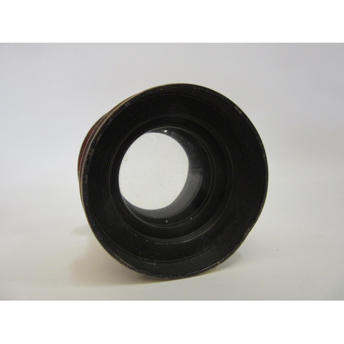 7006 - A late 19th Century Ross of London Rapid Symmetrical 8½ x 6½ brass lens, with slot for stops, serial... 