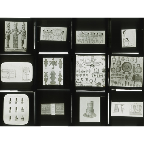 7028 - A good collection of Magic Lantern glass slides of varying world wide interest, includes images of b... 