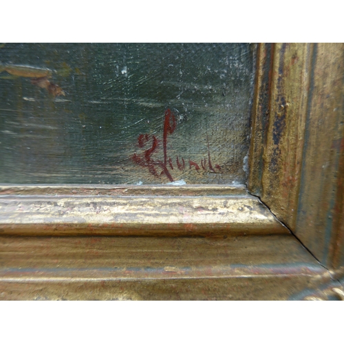 9024 - Two late 19th/early 20th Century oils on canvas - PERCY LIONEL (XIX/XX) 'Womack Broad', signed botto... 