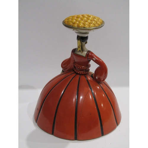 4037 - 'La Marchande D'Oranges' - 'The Orange Seller' a large Robj liqueur decanter and stopper modelled as... 