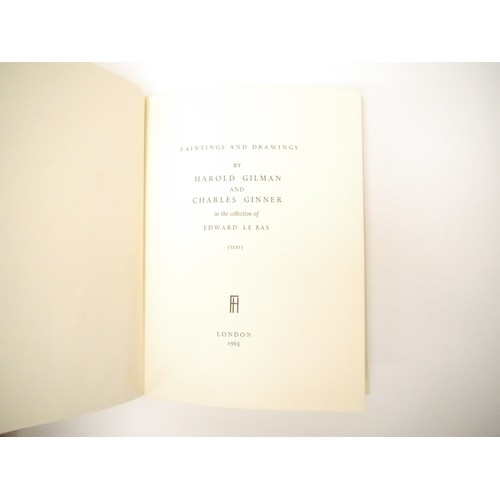 5042 - (Camden Town Group.) Harold Gilman (British 1876-1919) and Charles Ginner A.R.A. (British 1878-1952)... 