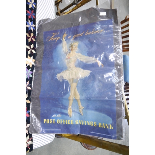 2027 - Two posters, one Post Office savings bank