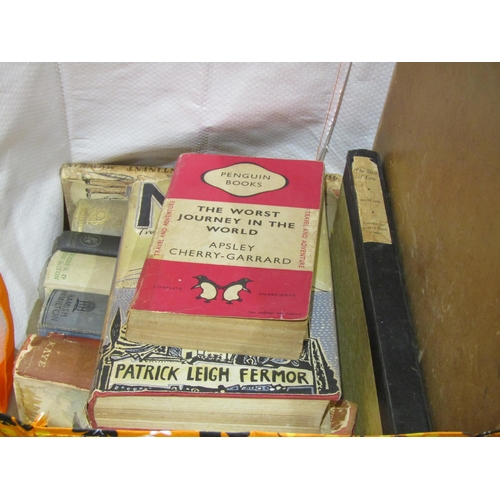 4441 - A collection of mixed books including Apsley Cherry-Garrard 