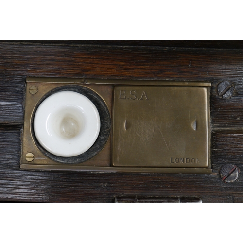 2019 - An oak school desk