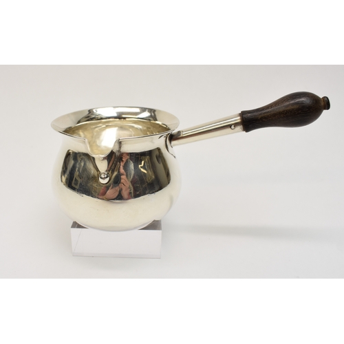 8048 - A Theodore Rossi silver brandy warmer, London 1904, base marked Rossi Norwich, 5.5cm tall, 6.7cm dia... 