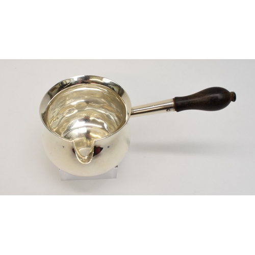 8048 - A Theodore Rossi silver brandy warmer, London 1904, base marked Rossi Norwich, 5.5cm tall, 6.7cm dia... 