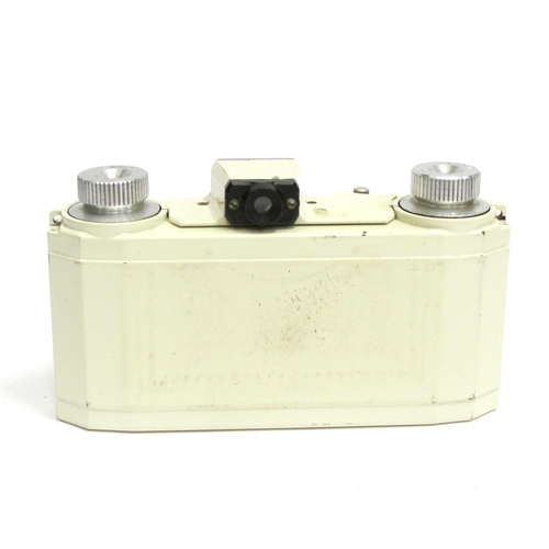 7016 - A 1950s Ilford Advocate Series II 35mm film Camera with leather case, serial  1919-8546, body in whi... 