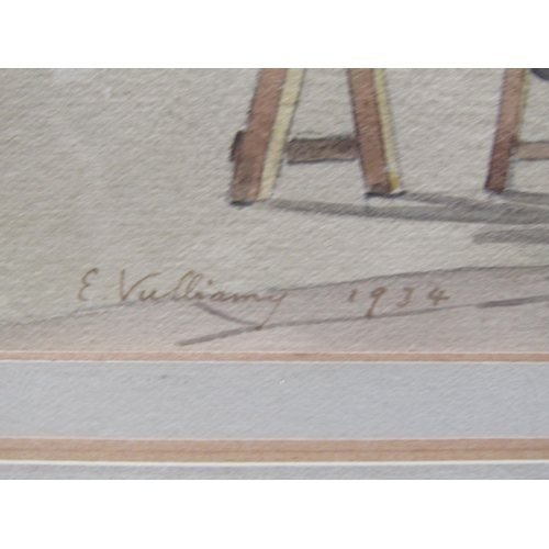 1053 - EDWARD VULLIAMY: A watercolour 