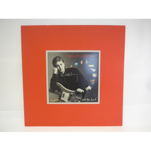 8294 - The Beatles interest - Paul McCartney autograph - An 'All The Best!' LP sleeve, signed to cover in s... 