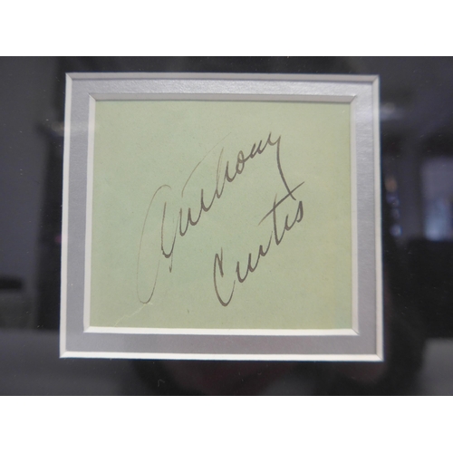 8281 - 'Some Like It Hot' cast autographs - Four autograph album pages or pieces of paper signed by the fil... 