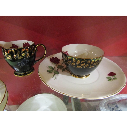 4004 - A Samson Smith Old Royal bone china part tea set
