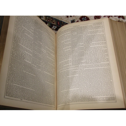 4008 - Two Victorian Holy Bibles, one with ornate brass clasps, both a/f