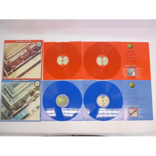 8154 - THE BEATLES: Two limited edition digitally remastered reissue LPs on coloured vinyl, comprising '196... 
