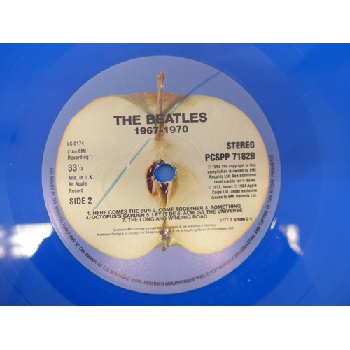 8154 - THE BEATLES: Two limited edition digitally remastered reissue LPs on coloured vinyl, comprising '196... 