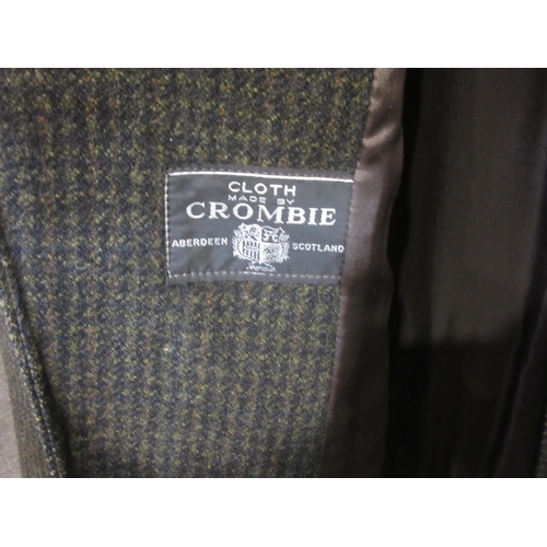 1043 - A Burton Crombie gents tweed overcoat, 44