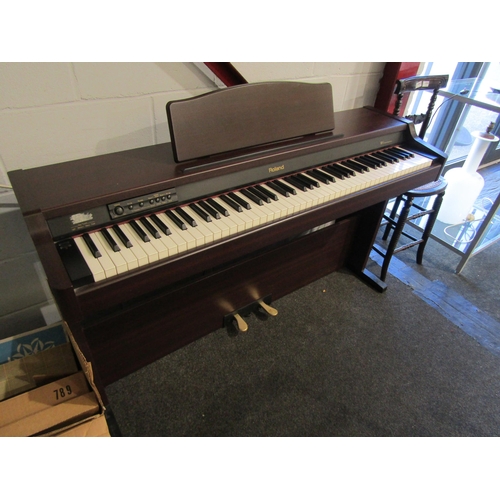 1006 - A Roland HP-1-MH electric piano, no power lead