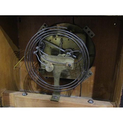 1024 - Circa 1840 South German / Austrian mantel clock with unsigned grande sonnerie movement with silk sus... 