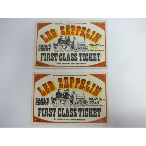 LED ZEPPELIN: A pair of rare 