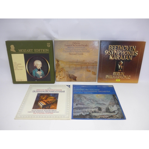 8257 - Classical - A collection of classical LPs and box sets to include Bruckner, Vienna Philharmonic Orch... 