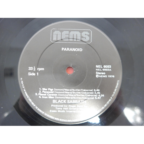 8135 - Hard Rock / Heavy Metal - BLACK SABBATH: Five LPs to include 'Black Sabbath Vol 4' original German p... 