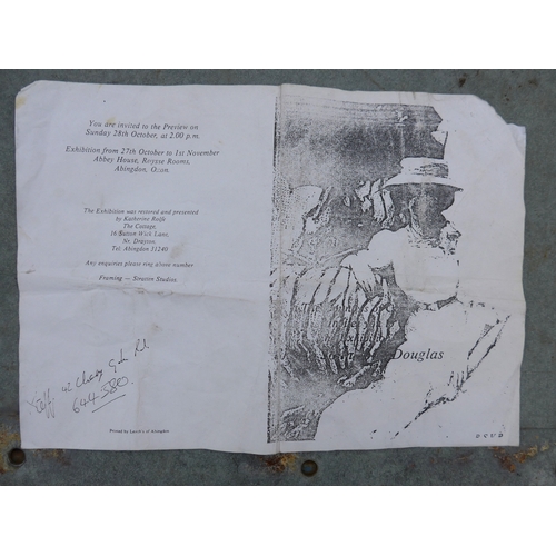 9042 - SHOLTO JOHNSTONE DOUGLAS (1871-1958) Two framed and glazed watercolours and charcoal sketches of fig... 