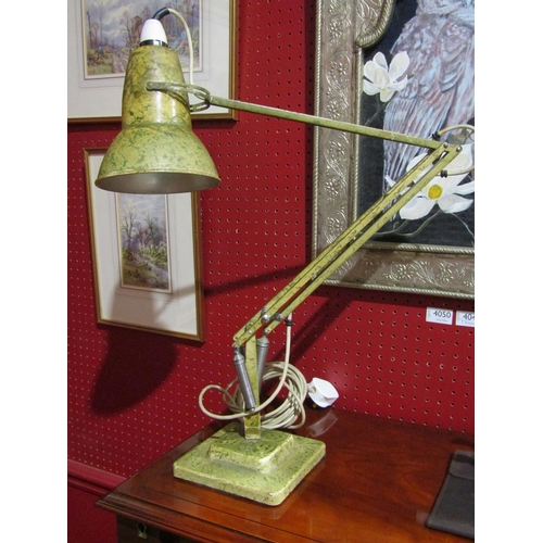 4051 - A Herbert Terry anglepoise style lamp with marbled effect