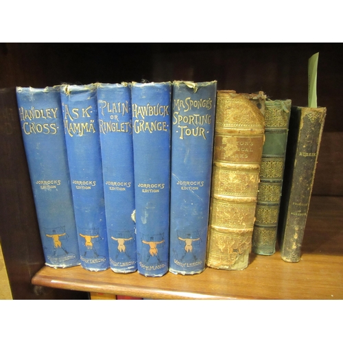 4027 - Five Sporting volumes, illustrated by John Leech and other, including 