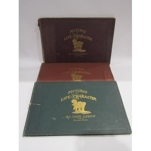 4395 - Leech (John illust.) Pictures of Life & Character from Punch, series one to five, profusely illustra... 