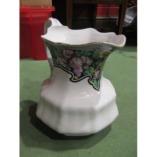 4220 - Blue and white meat plates, ceramic duck, jug, wash bowl and wash jug etc. Some a/f