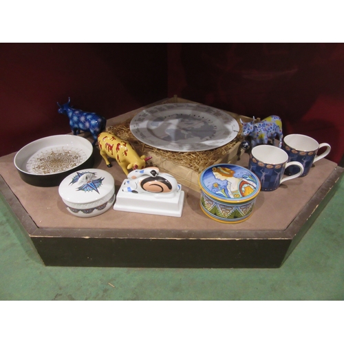 4309 - A selection of ceramics including Rosenthal Studio Line dish, Wedgwood Millennium mugs, Villeroy & B... 