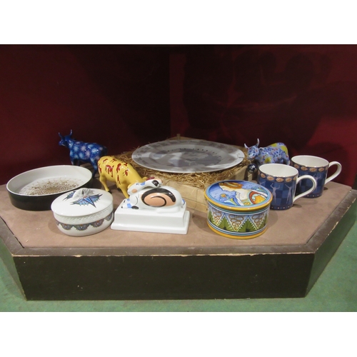 4309 - A selection of ceramics including Rosenthal Studio Line dish, Wedgwood Millennium mugs, Villeroy & B... 