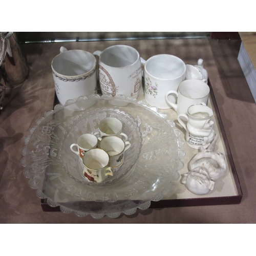 4397 - A selection of Royal commemorative ceramics and glassware including late reign Queen Victoria, tygs ... 