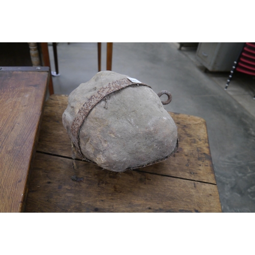 2008 - A Medieval portcullis drawbridge weight