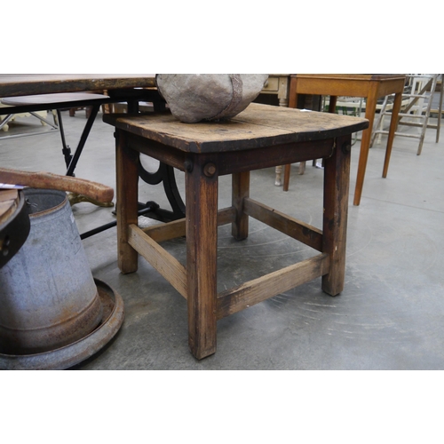 2009 - A rustic plank top low table