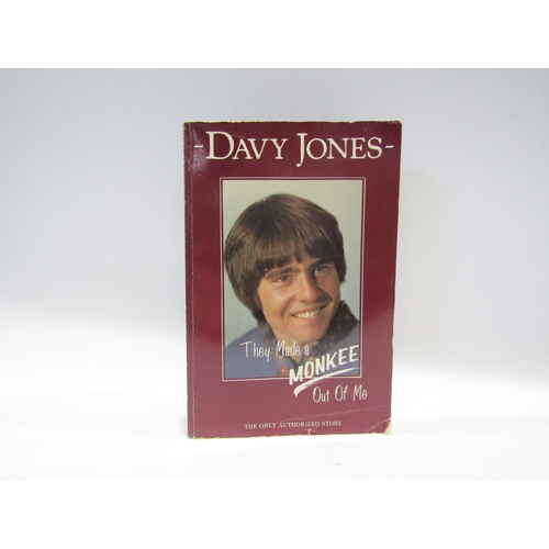 1079 - DAVY JONES: An autographed copy of ‘They Made a Monkee Out of Me’